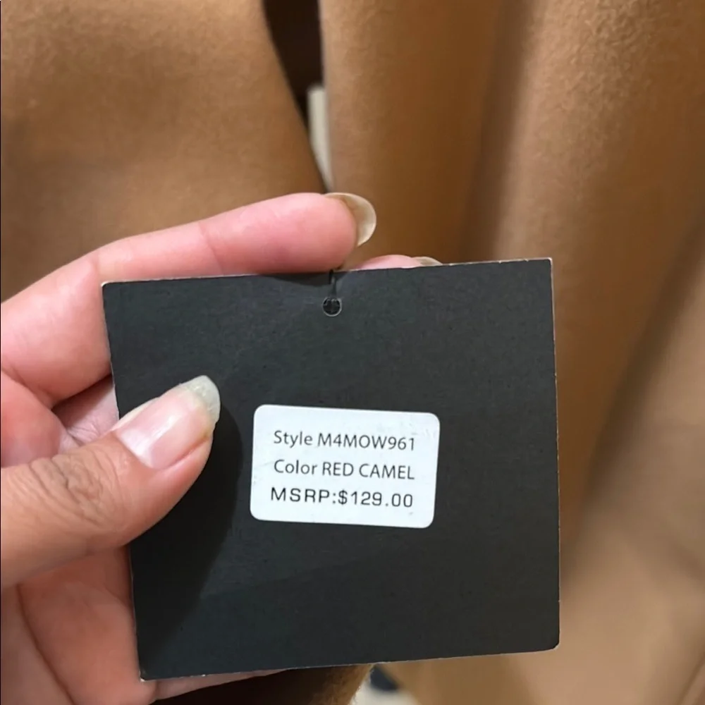 Marc New York Andrew Marc NWT Size M Elegant Tan Double-Breasted Women's Coat!!! - Picture 10 of 10